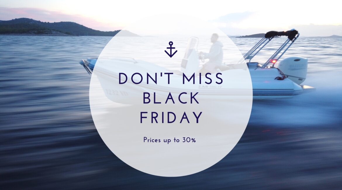 Black friday in triM-Nautica-Charter