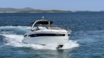 Bavaria S29 Palma – fuel-efficient motorboat with twin engines, perfect for beginners and day trips, available for rent with skipper training