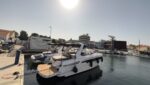 Bavaria S29 Palma – fuel-efficient motorboat with twin engines, perfect for beginners and day trips, available for rent with skipper training