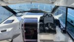 Cockpit of Bavaria 33 HT Palermo – spacious and comfortable helm area with modern controls and seating