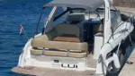 Bavaria S30 motor yacht cruising in the Adriatic Sea