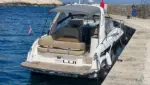 Bavaria S30 motor yacht cruising in the Adriatic Sea