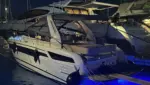Bavaria S30 motor yacht cruising in the Adriatic Sea