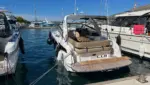 Bavaria S30 motor yacht cruising in the Adriatic Sea