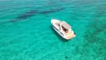 Bavaria S30 motor yacht cruising in the Adriatic Sea
