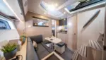 Bavaria SR38 salon modern yacht interior design