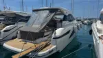 Bavaria SR41 anchored in a quiet bay Croatia