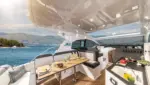 Bavaria SR41 outdoor lounge area onboard
