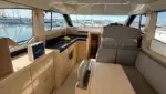 Bavaria Virtess 420 salon with panoramic windows